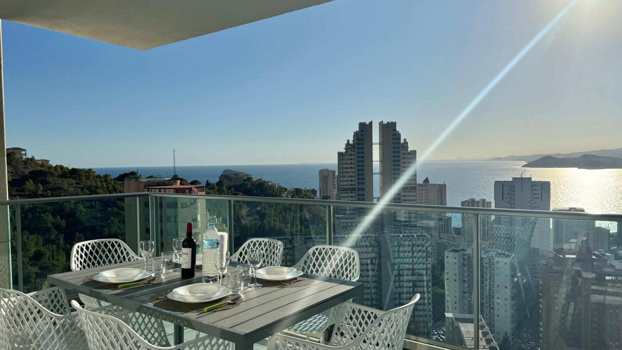 Highrise Apartment With Stunning Views From Private Balcony 85 Benidorm Zewnętrze zdjęcie